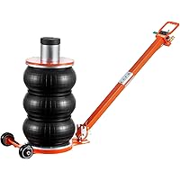 VEVOR Air Jack, 5 Ton/11000 lbs, 4-10 S Pneumatic Lifting Jack with Heightened Column & Adjustable Handle, Easy-to-Lift & Spa