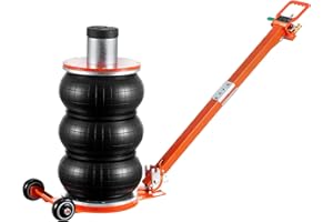 VEVOR Air Jack, 5 Ton/11000 lbs, 4-10 S Pneumatic Lifting Jack with Heightened Column & Adjustable Handle, Easy-to-Lift & Spa