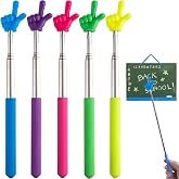 Pointer Finger Stick, 5 Pcs Teacher Pointer Stick Retractable Hand Pointer Stick for School Reading Classroom Presentations