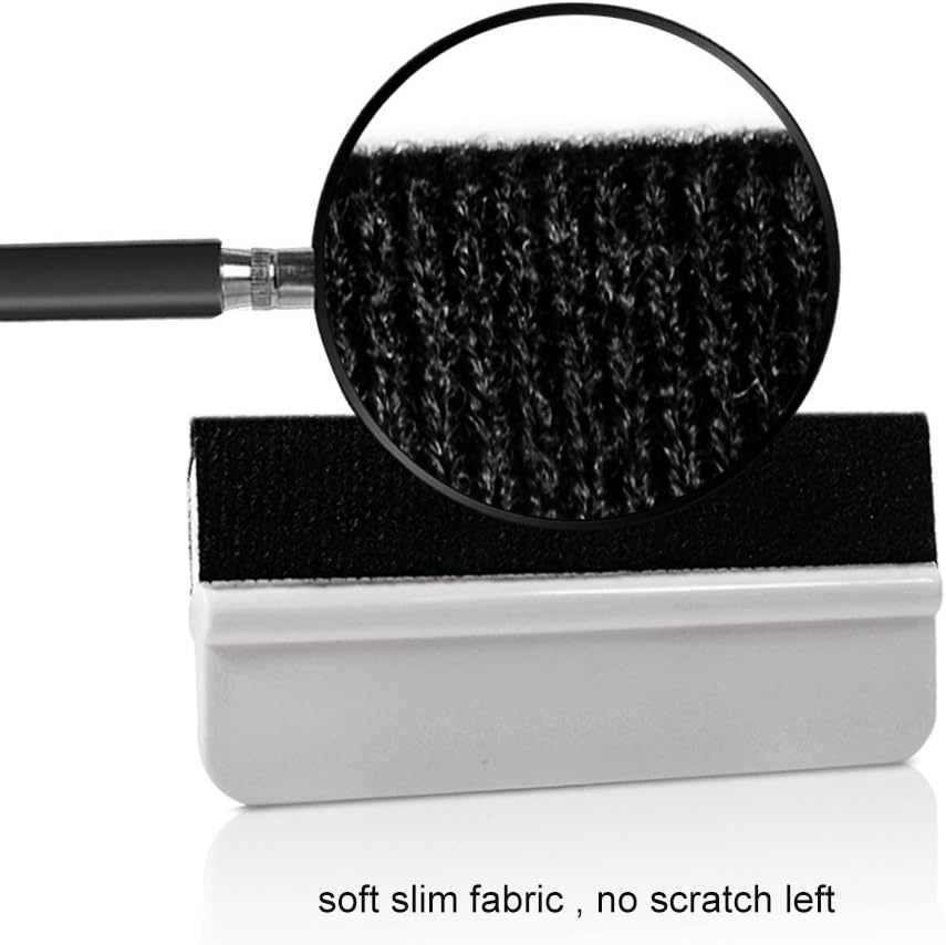 EHDIS Vinyl Scraper 4 inch Felt Squeegee for Vinyl ,Window Tinting, Sign Marking, Film Installing,Decal Applicator Tool - Pack of 2: Automotive