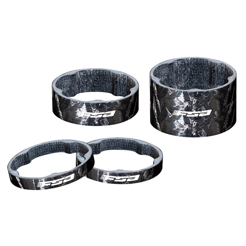 FSA Carbon Headset Spacer - Black, 1.1/8-Inch/20 mm