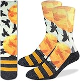 Good Luck Sock Men's Flock of Birds Crew Socks