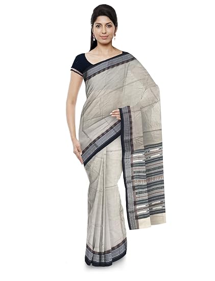 Odisha Handloom Ikkat Womens Cotton Saree (Multi-Coloured, orissa art 45)