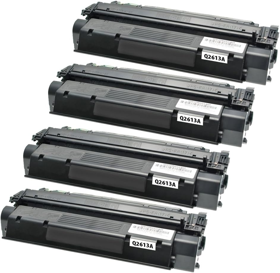 Office Bee Compatible Toner Cartridge Replacement for HP 1300, (Black , 4-Pack)