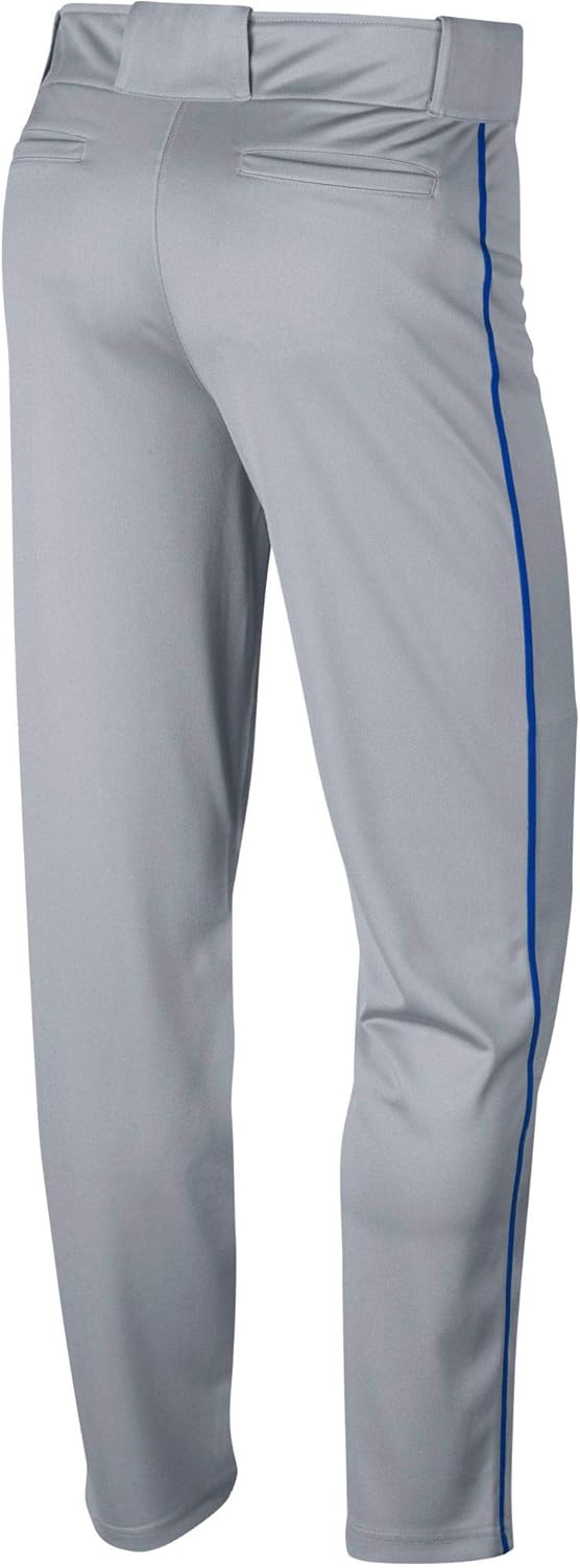 Grey/Royal, Large Nike Mens Swoosh Piped DriFIT Baseball Pants Sports