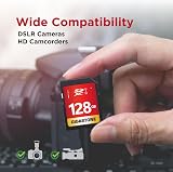 Gigastone 128GB SD Card UHS I U1 Class 10 SDXC Full Size 2-Pack view 6