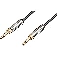 Amazon Basics 3.5 mm Male to Male Stereo Audio Cable, 2 Feet, 0.6 Meters
