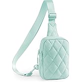 MEISEY Quilted Puffer Sling Bag for Women Small Backpack Crossbody Chest Bag Fanny Packs Purses for Casual Traveling Hiking