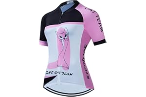 Serijoars Women's Cycling Jersey Women Short Sleeve Road Bicycle Clothing MTB Tops Summer Outdoor Sports Wear