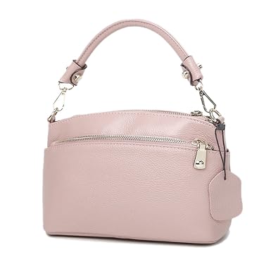 Artwell Artwell Women Genuine Leather Clutch Small Crossbody Shoulder Bag Ladies Small Handbag Satchel Phone Wallet Purse (Pink)