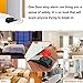 EMDMAK Door Stop Alarm with 120DB Siren Door Stopper for Home & Travel (Black) (One piece)