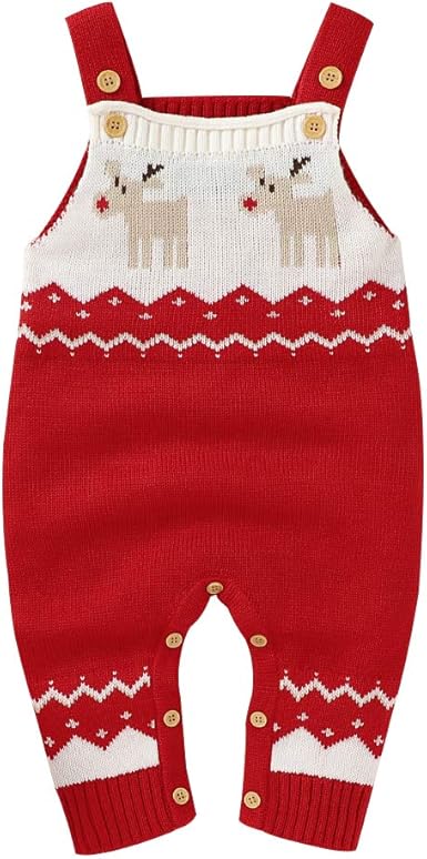 baby christmas dungarees
