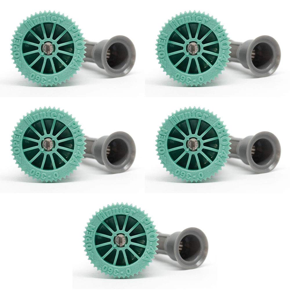 Irrigation Diffuser Nozzle Range 1.20 Meters Adjustable Irrigation Angle 0 to 360 Female Thread Compatible with Hunter, Rain Bird, Irritrol, KRain, Signature, Pack of 5 Nozzles