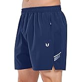 NORTHYARD Men's Athletic Running Shorts 5" Quick Dry Lightweight with Zip Pockets Gym Workout Active