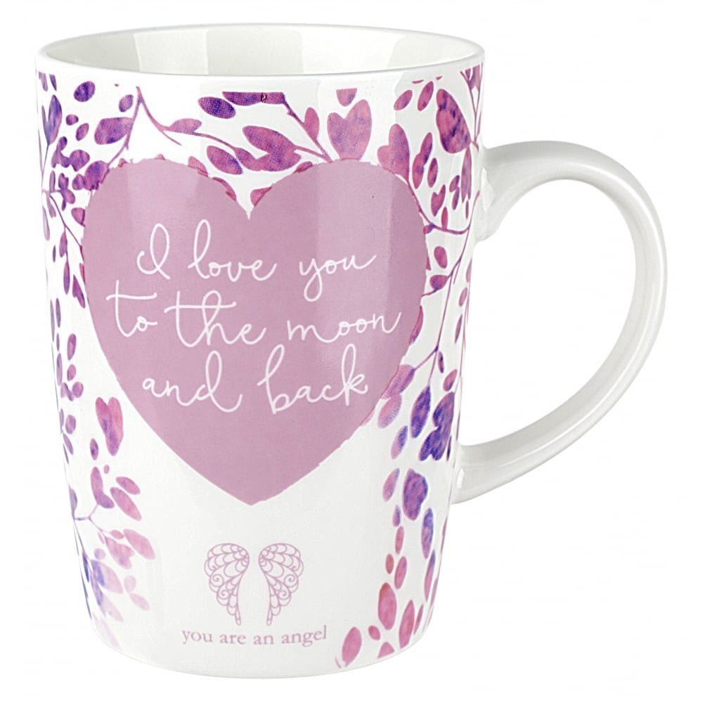 You Are An Angel Ceramic Mug - Moon and Back