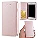 iPhone 6 / iPhone 6S Case, Aroko Card Holder Stand Leather Wallet Case - Silk Flip Cover for 4.7