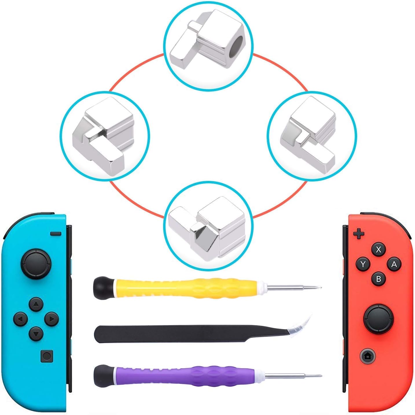 JoyCon Replacement Parts, Left and Right Buckles Amazon.co.uk