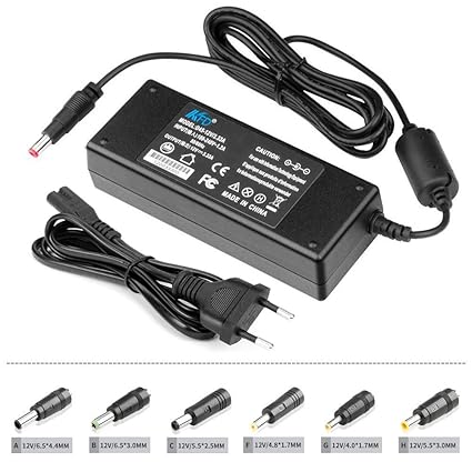 KFD Universal Netzteil 12V Trafo Adapter Ladegerät für Maxtor Externe Festplatte, Sky Receiver Humax PR HD 3000 Pace TDS TDC 