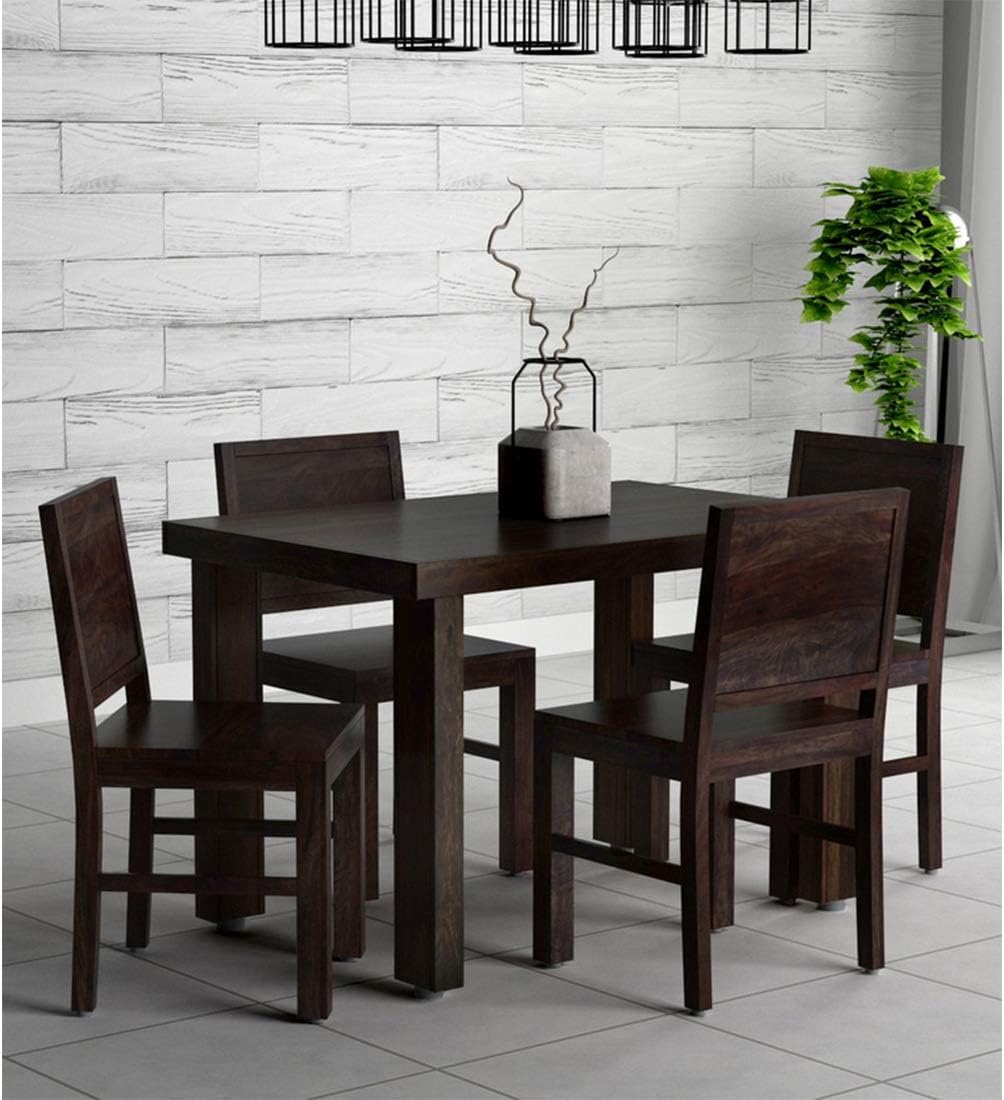 Furniturewallet Sheesham Wood Dining Table 4 Seater/Dining Table