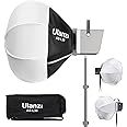 ULANZI Modificador de luz Suave Mini Lantern Softbox, 11,8 Pulgadas, luz Espacial Plegable y de configuración rápida Mejorada