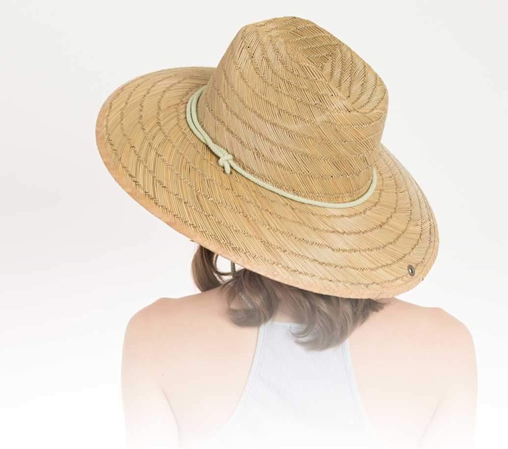 chapeau fedora paille