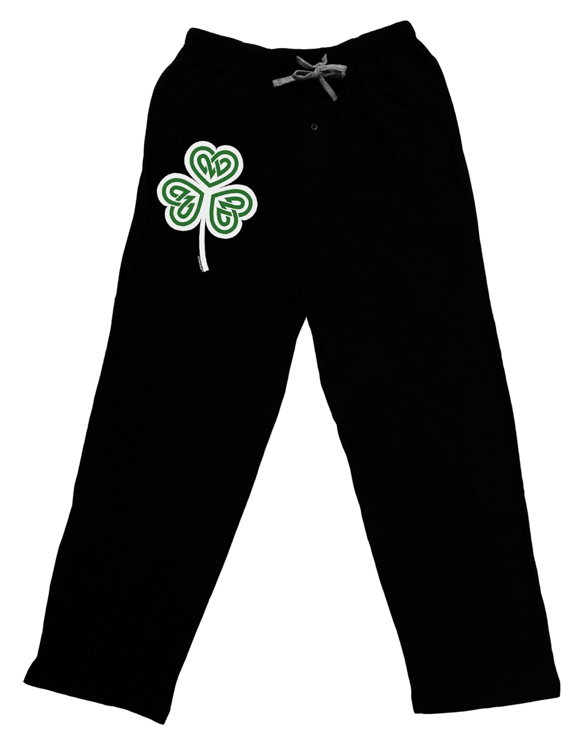 TooLoud Celtic Knot Irish Shamrock Adult Lounge Pants Black Sleep
