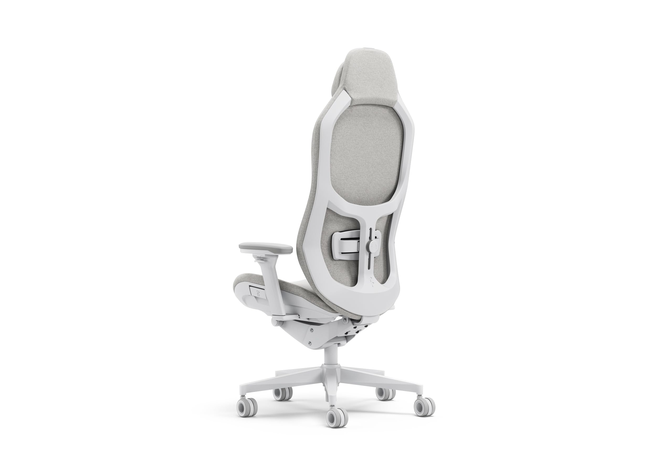 Fractal Design Refine Fabric Light Gaming Chair - iF Design Award 2025 - Ergonomic Office Desk Chair Functionality with 4D Adjustable Armrests, High-Back Support, Lumbar Cushion, and Premium Fabric 4