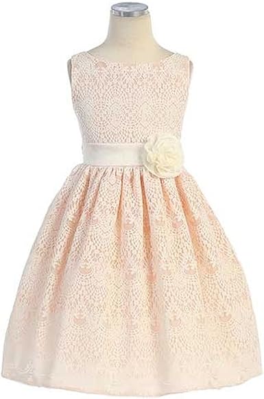 peach easter dress