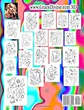 Image de Apprendre l'art livre de coloriage Formulaires abstraits expressionnisme Avec biomorphic Pour adultes et enfants Utiliser pour décorer, cadeau Comme