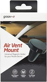 groov-e GVWM4BK Universal Magnetic Air Vent Car Phone Mount 3.5-6.7" view 3