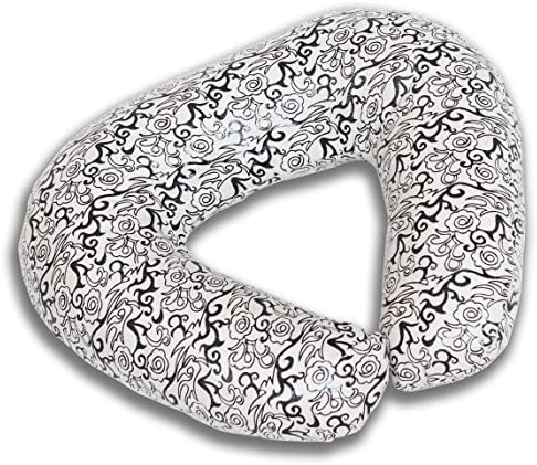 Le Temps Serein Bamboo Charcoal Neck Travel Pillow Provide Support With Natural Air Purifier Odor Eliminator Absorber Fragrance Chemical Free Organic Charcoal Deodorizer Silver