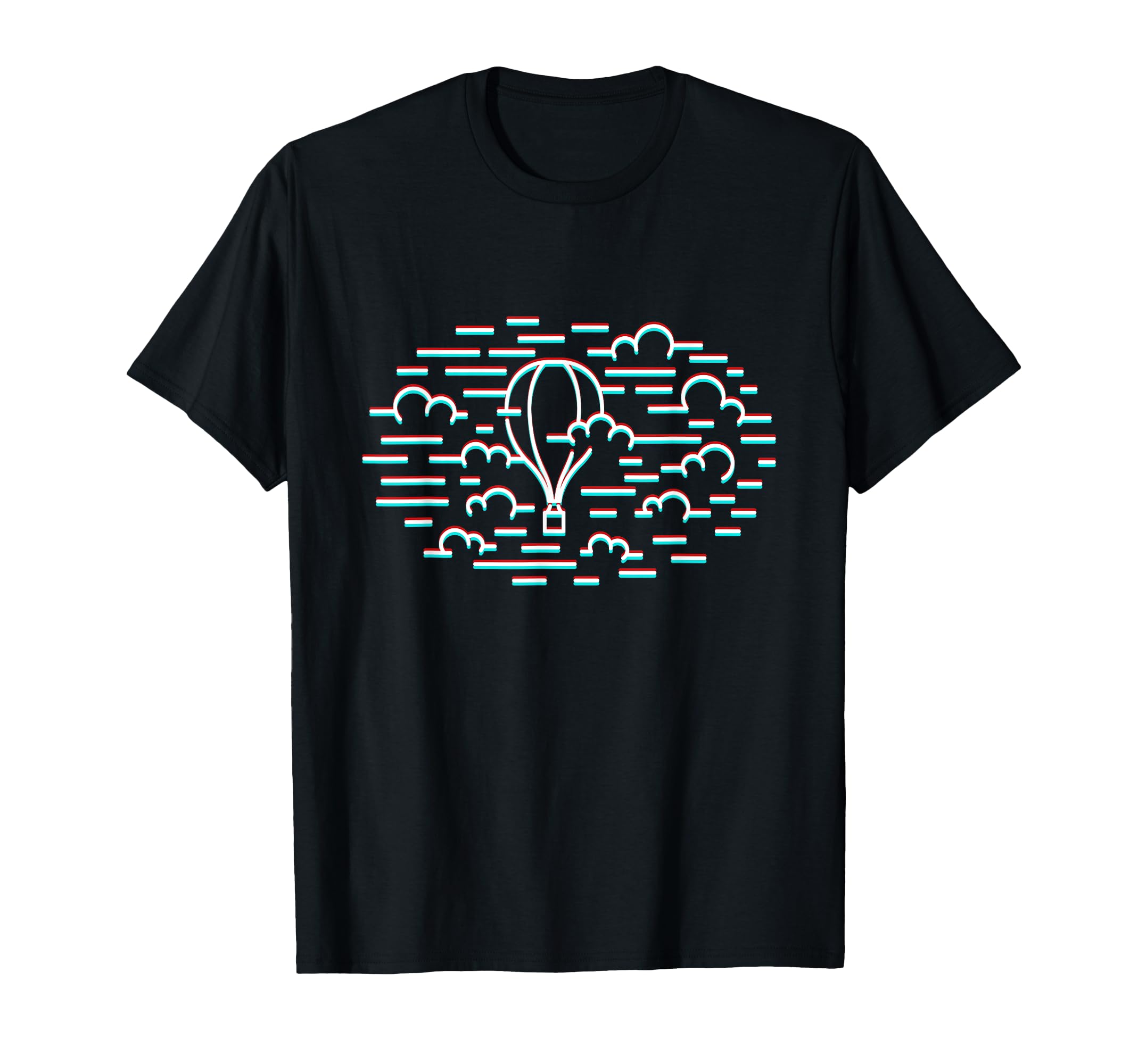 Hot Air Balloon in the Sky Flying Free Balloon T-Shirt