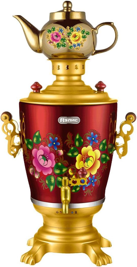 Russian Modern Electric Samovar Teapot Set Art Design Tea Kettle Teakettle