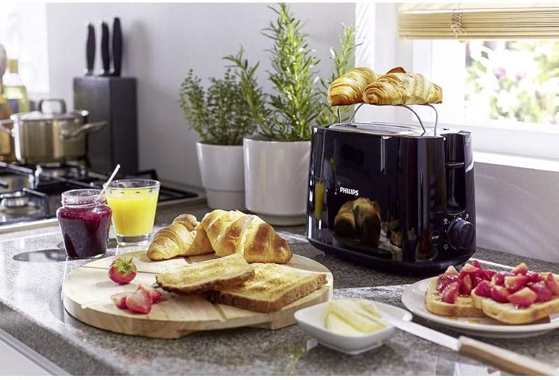 Toaster, Schwarz, 8 Bräunungsstufen — Foto 2 von 7