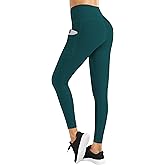 Fengbay High Waist Yoga Pants, Pocket Yoga Pants Tummy Control Workout Running 4 Way Stretch Yoga Leggings