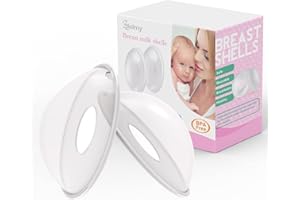 ZDOLMY Breast Shells, Milk Saver, Nursing Cups, Nursing Moms to Ease Nipple Pain, BPA-Free and Reusable, Collect Breast Milk Leak (Pack of 2)