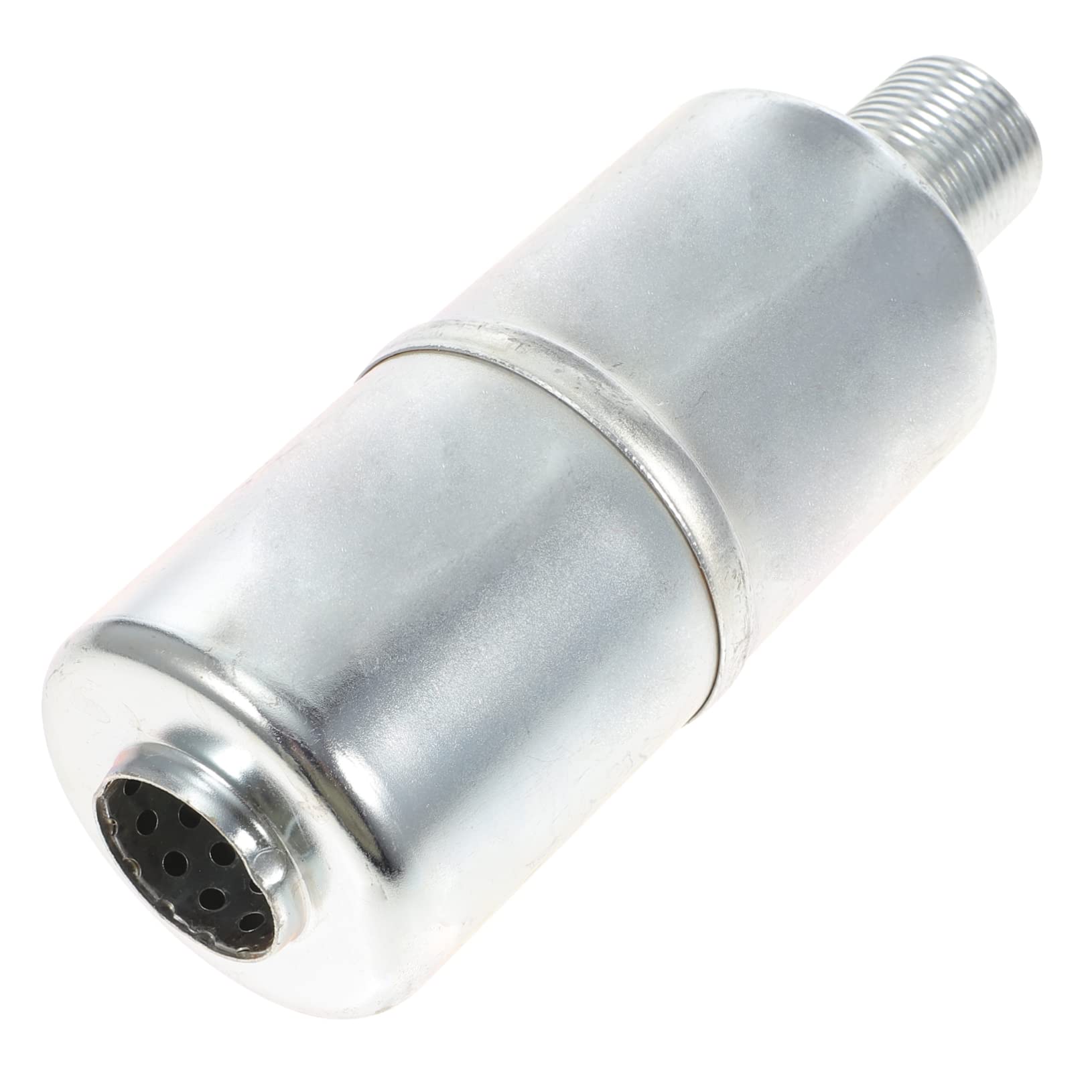 Yardwe Muffler Generator Muffler Garden Equipment Engine Muffler Generator Silencer Small Lawn Mower Lawn Mower Part Lawn Equipment Engine Muffler Replacement Muffler Dynamo Silver