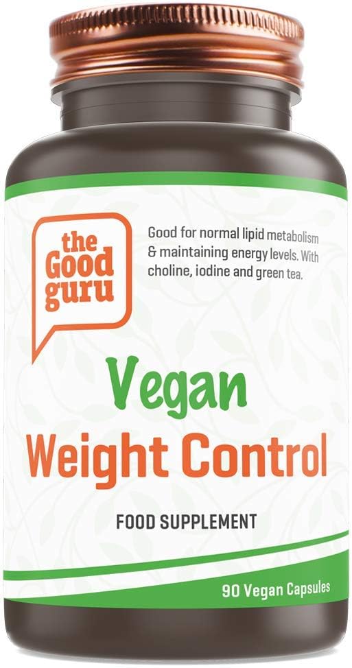 The Good Guru Vegan Weight Control Capsules | Supports Healthy Metabolism - Helps Support Healthy Glucose Metabolism (90 Vegan Capsules)|Made in UK by The Good Guru