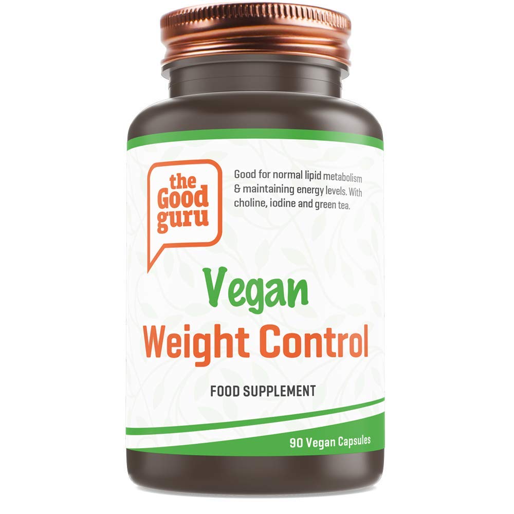The Good Guru Vegan Weight Control Capsules | Supports Healthy Metabolism - Helps Support Healthy Glucose Metabolism (90 Vegan Capsules)|Made in UK by The Good Guru