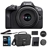 Canon EOS R100 Mirrorless Camera with RF-S18-45mm