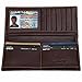 Dandeli Classical Long Wallet Men's Genuine Leather RFID Blocking Wallet