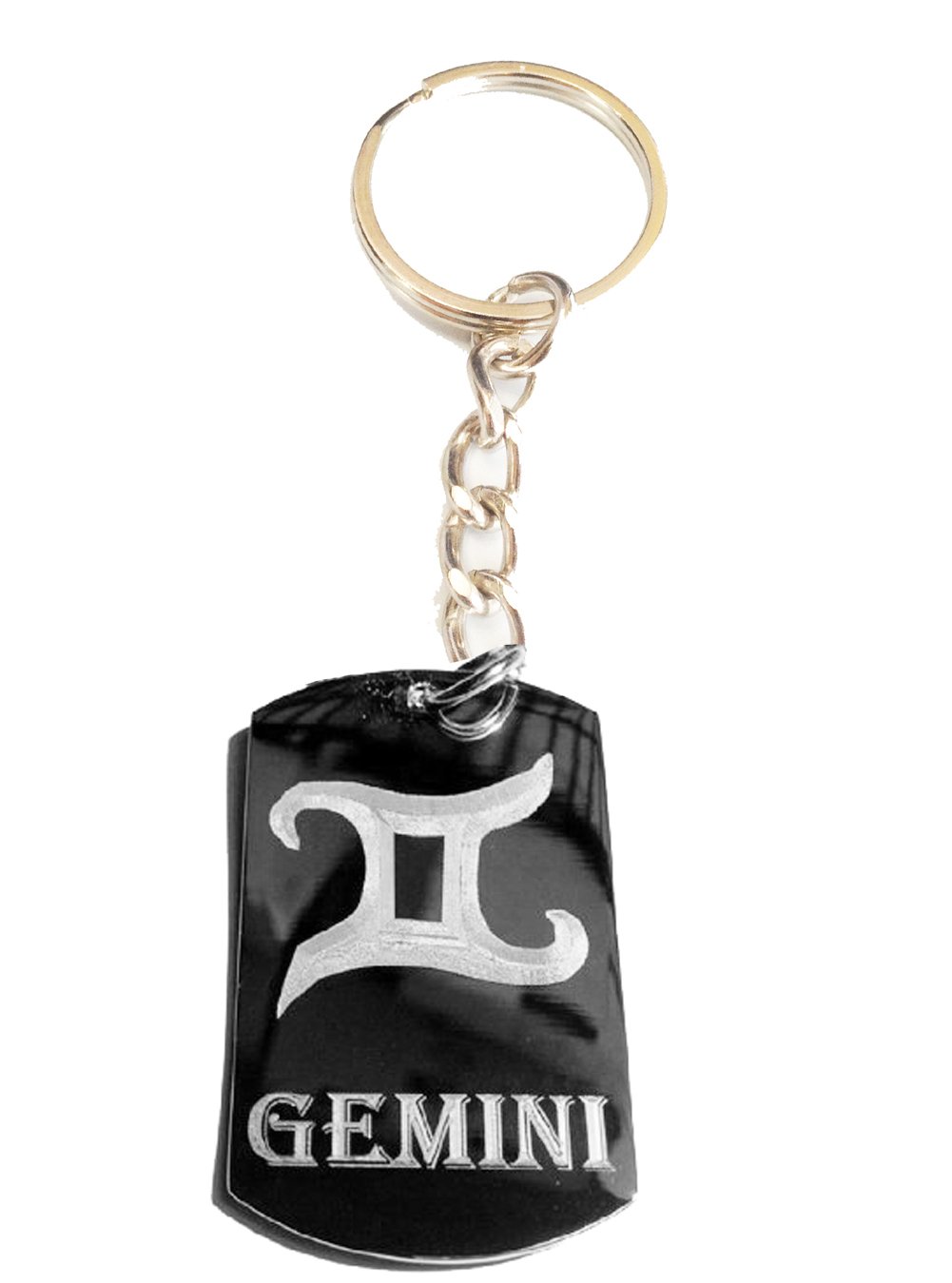 Celtic Zodiac Signs Sign Gemini Symbol - Metal Ring Key Chain Keychain