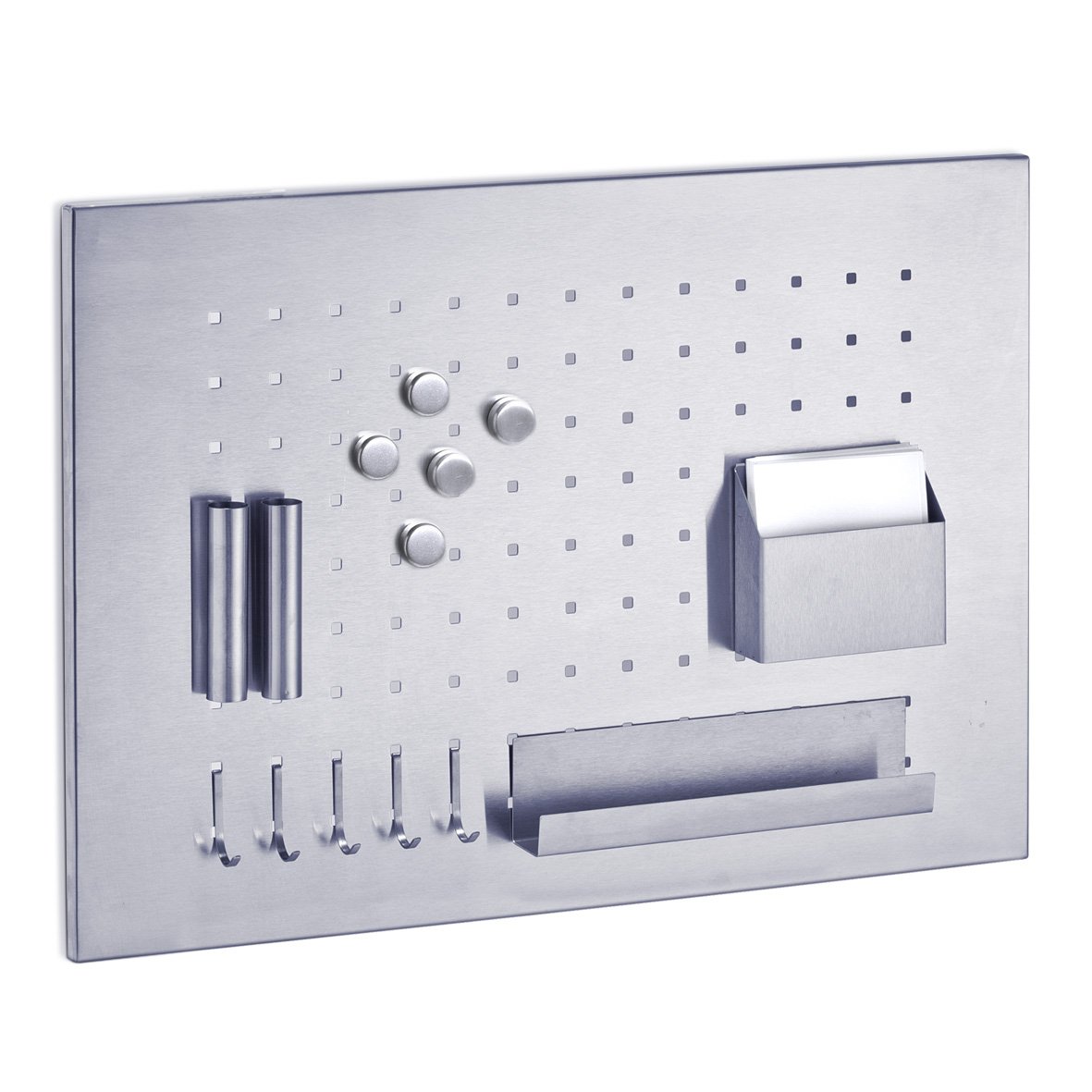 Zeller 11125 Stainless Steel Memo Board 50 x 35cm with Utensils