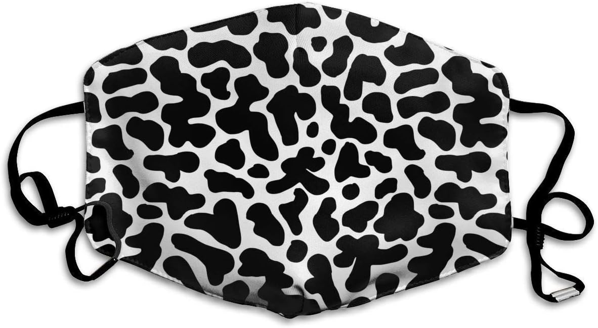 Unisex Dust Mask Animal Print Cow Spots Mouth Mask Face Clothing Anti Pollution Outdoor Mask Activities Warm Windproof Face Masks Design14