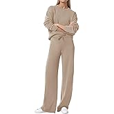 COCOMARTS Womens 2 Piece Lounge Sets Wide Leg Tracksuit Casual Sweatsuits Matching Set 2025 Fall Clothes Trendy Outfits