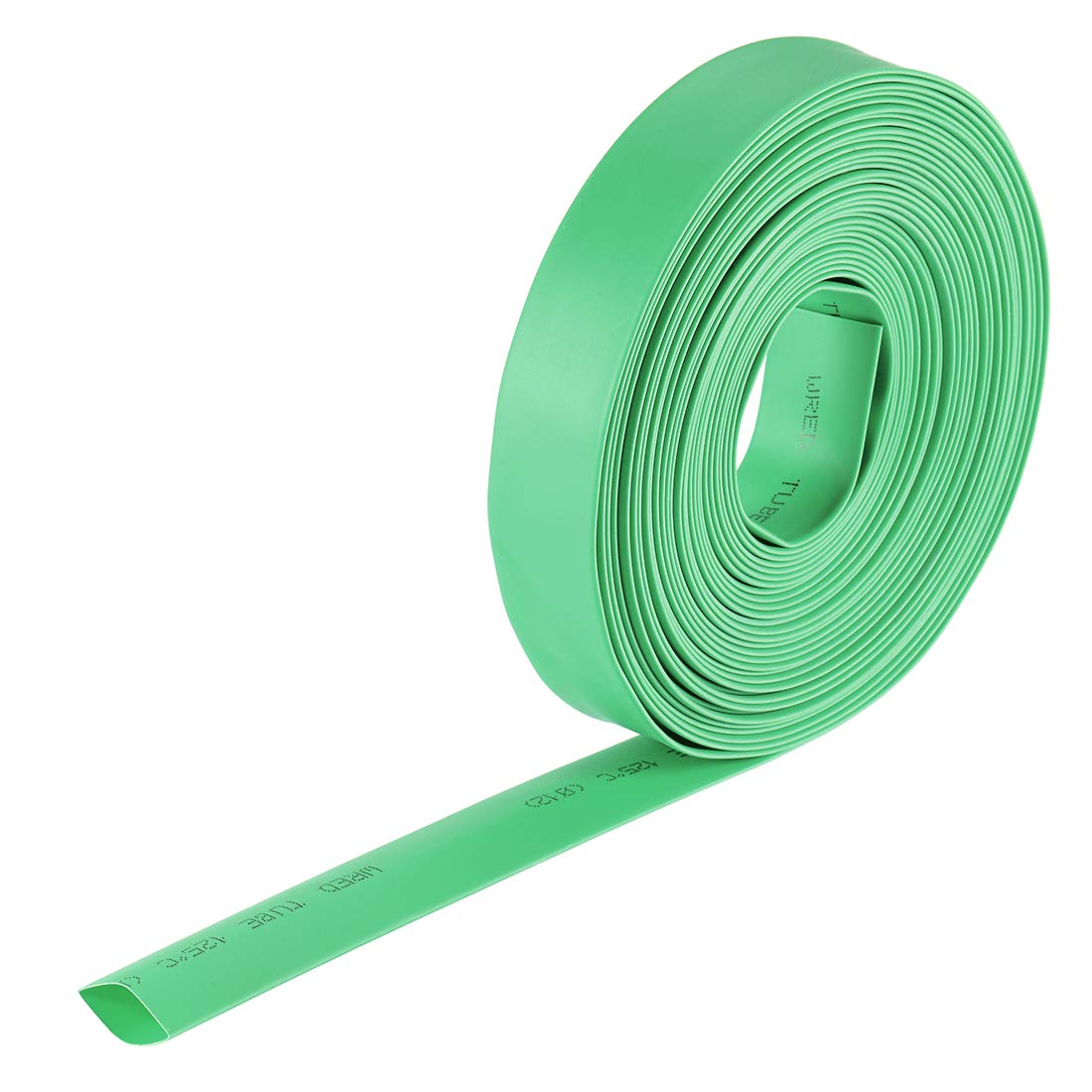 sourcing map Heat Shrink Tubing, 1/2"(12mm) Dia 2:1 rate Shrinkable Tube Cable Sleeve 7m - Green
