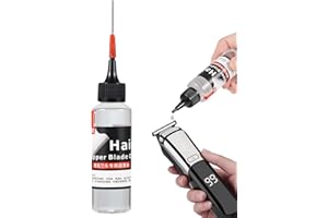 Clipper Oil, Hair Clipper Blade Lubricating Oil, 60ML Rust Prevention Hair Trimmer Oil Lubricant, Beard Trimmer Oil Reduces F
