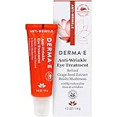 Derma E Anti-Wrinkle Eye Treatment – Anti-Aging Eye Cream with Retinol, Grape Seed Extract and Reishi Mushroom – Hydrating Ey