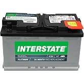 Interstate Batteries Car Battery 12V 80Ah 850CCA Group H7, 94R AGM