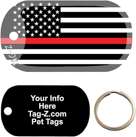 laser engraved dog tag
